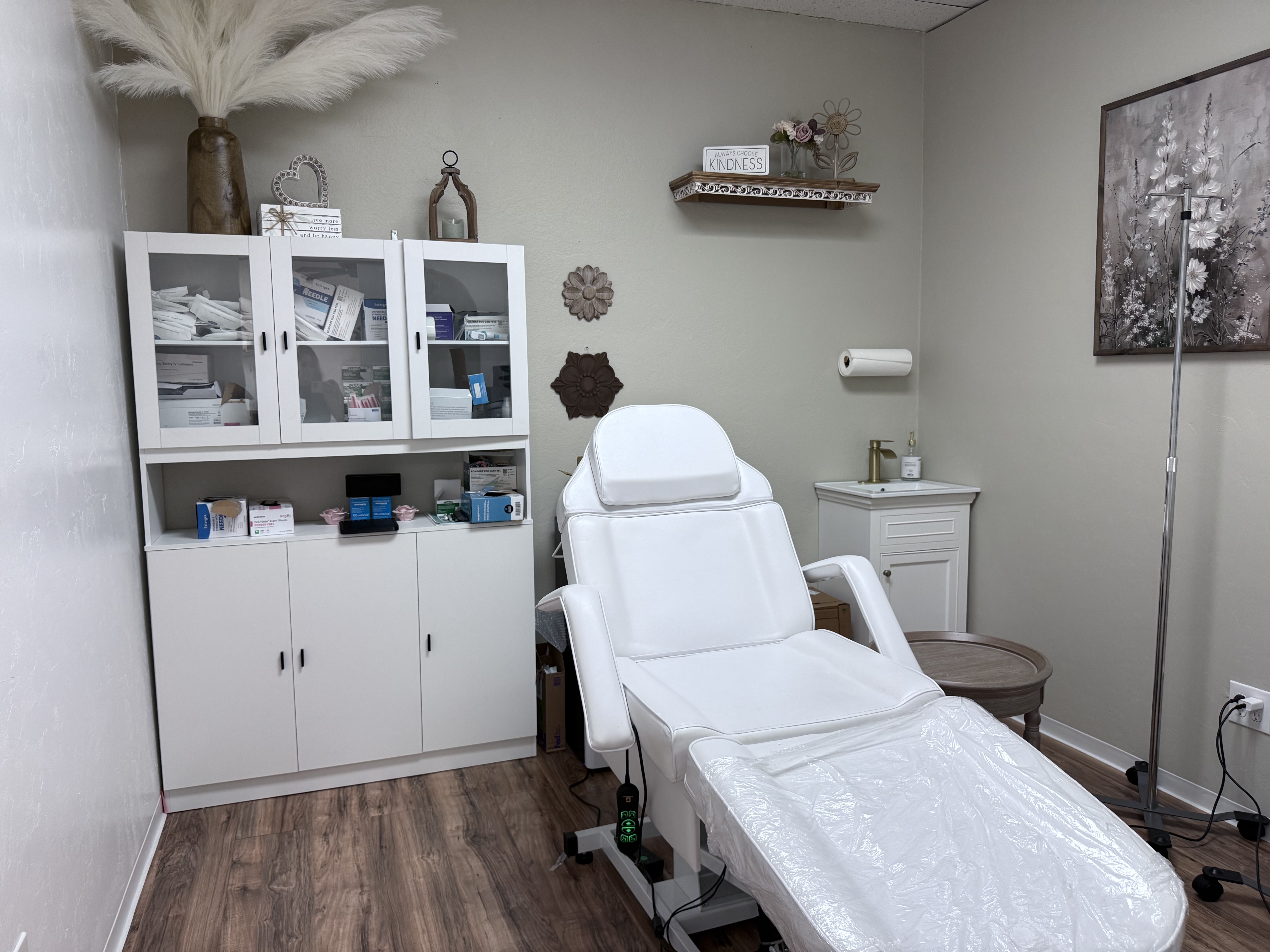 Treatment room at Sonoran Wellness and Vitality